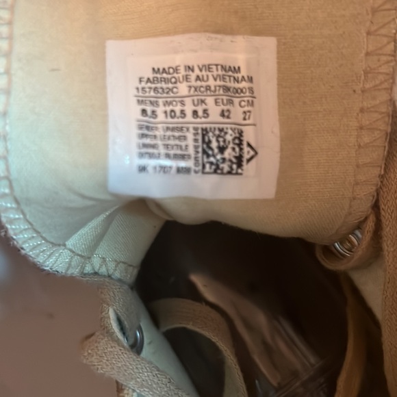 🔴Leather & pony hide converse - Picture 9 of 9